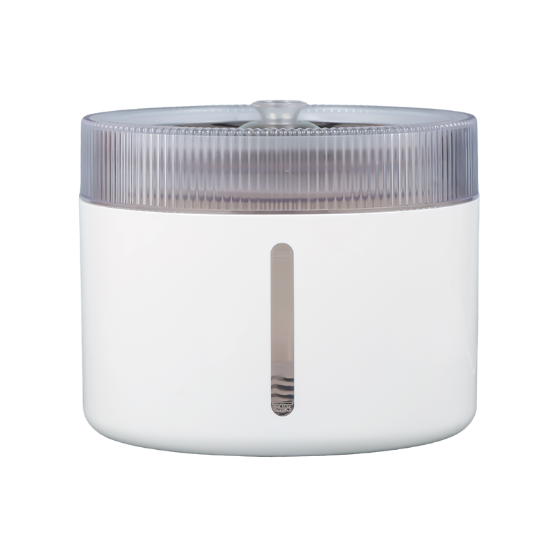 Fonte de água inteligente para animais de estimação com luz noturna LED visual automática